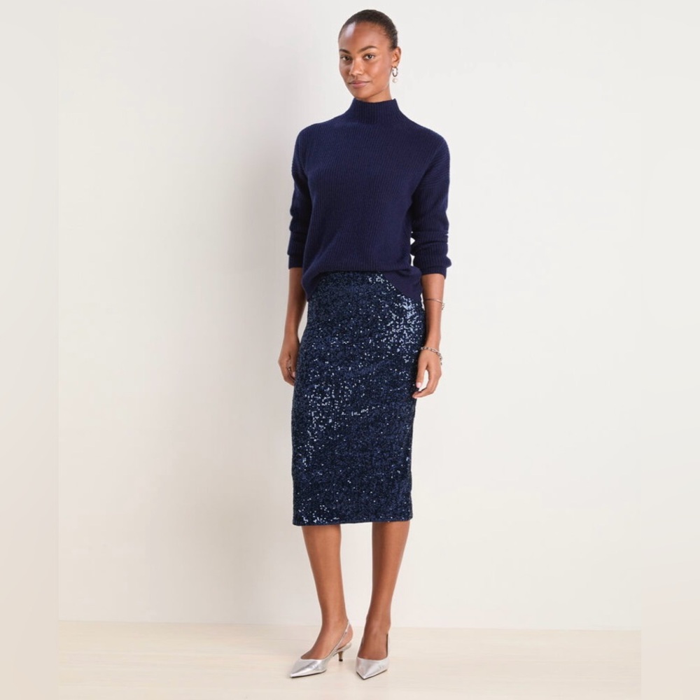 Vineyard Vines Knit Sequin Skirt - 2024 holiday collection